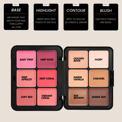 HD SKIN FACE ESSENTIALS PALETTE